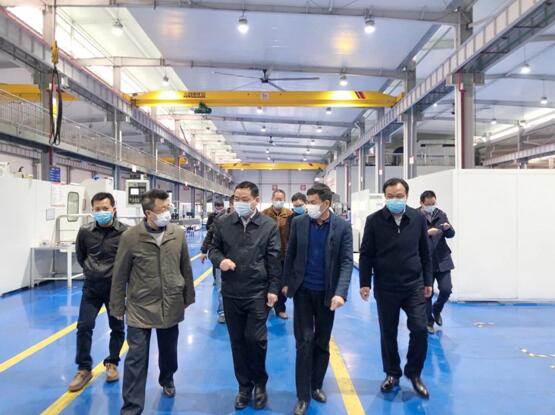 桂林市委常委、常务副市长彭代元 到usdt网投娱乐视察疫情防控和企业复工复产情况